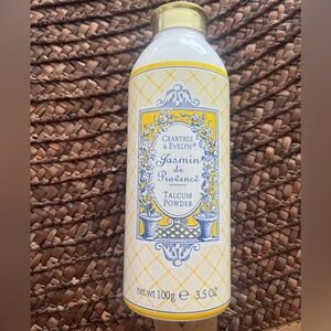 Crabtree & Evelyn Talcum Powder Vintage Jasmin de provence Metal Shake  3.5 oz